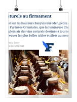 Le Figaro - La vinaigrerie de la Guinelle, des vins naturels au firmament